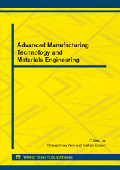eBook, Advanced Manufacturing Technology and Materials Engineering, Trans Tech Publications Ltd
