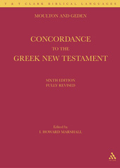 E-book, A Concordance to the Greek New Testament, T&T Clark
