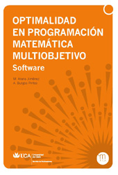 E-book, Optimalidad en programación matemática multiobjetivo : software, Arana Jiménez, Manuel, Universidad de Cádiz, Servicio de Publicaciones