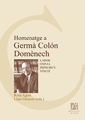 Chapter, Germà Colón Domènech : resum biobibliogràfic, Universitat Jaume I