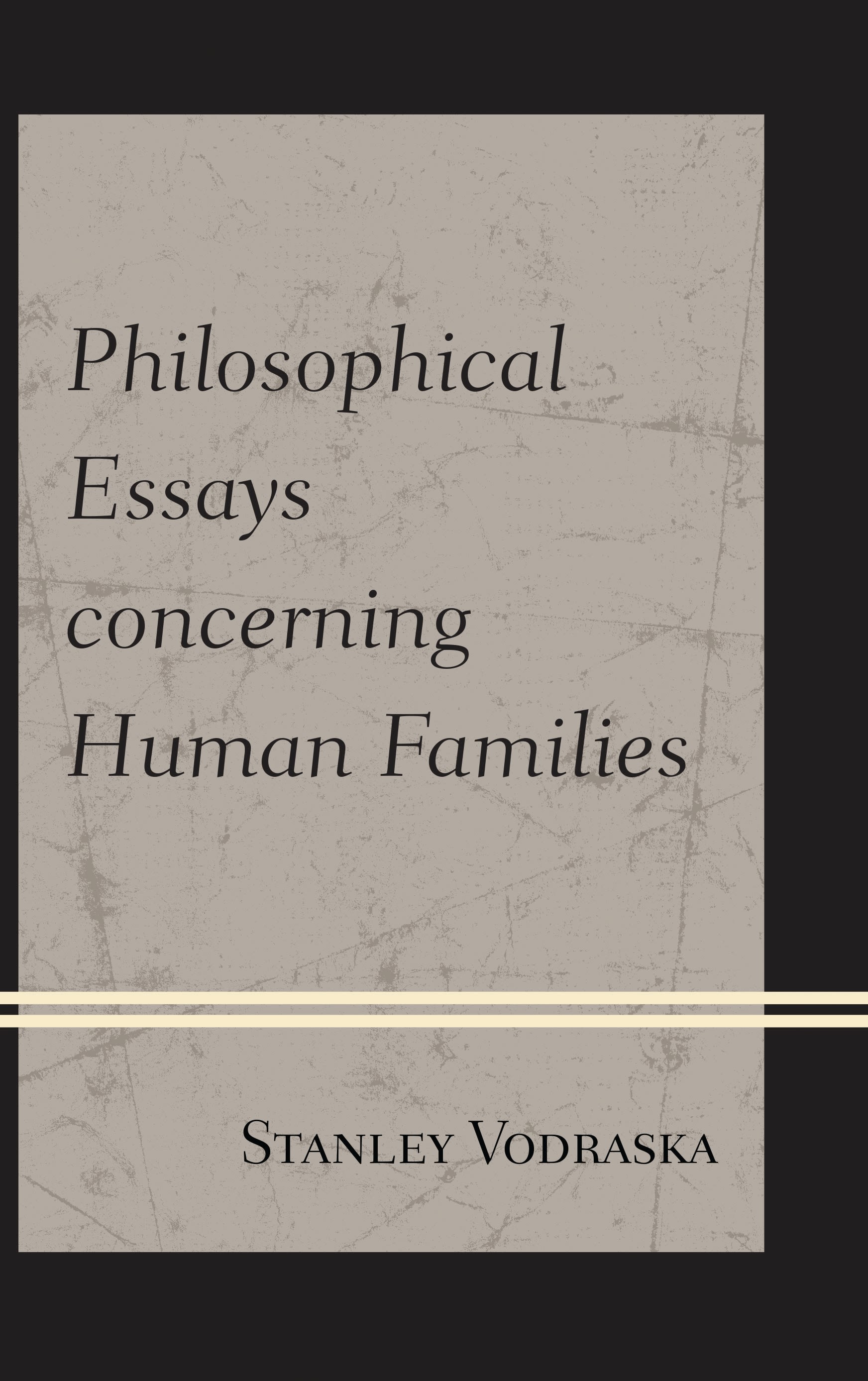 E-book, Philosophical Essays concerning Human Families, University Press of America