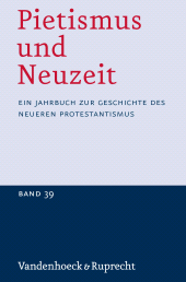 eBook, Pietismus und Neuzeit Band 39 - 2013, Vandenhoeck & Ruprecht