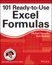 E-book, 101 Ready-to-Use Excel Formulas, Wiley