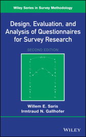 E-book, Design, Evaluation, and Analysis of Questionnaires for Survey Research, Wiley