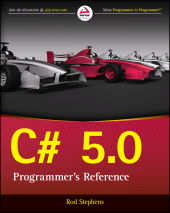 E-book, C# 5.0 Programmer's Reference, Wrox Press