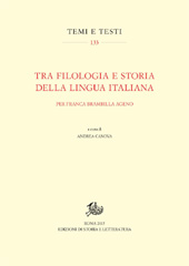 Capitolo, Dalla biblioteca di Franca Brambilla Ageno al Fondo FAB : storia e illustrazione della raccolta, Edizioni di storia e letteratura