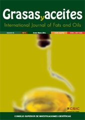 Heft, Grasas y aceites : 66, 1, 2015, CSIC, Consejo Superior de Investigaciones Científicas