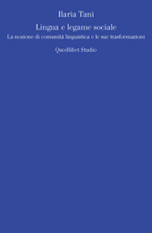 E-book, Lingua e legame sociale : la nozione di comunità linguistica e le sue trasformazioni, Quodlibet