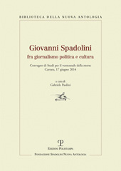 Chapitre, Giovanni Spadolini : la storia contemporanea fra politica e cultura, Polistampa