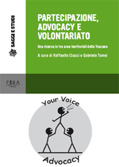 eBook, Partecipazione, advocacy e volontariato : una ricerca in tre aree territoriali della Toscana, Pisa University Press