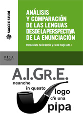 E-book, Análisis y comparación de las lenguas desde la perspectiva de la enunciación, Pisa University Press