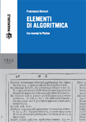 E-book, Elementi di algoritmica : con esempi in Phyton, Romani, Francesco, Pisa University Press
