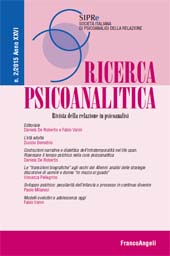 Article, Costruzioni narrative e dialettica dell'intratemporalità nel life span : ripensare il tempo psichico nella cura psicoanalitica, Franco Angeli