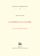 E-book, Lo spirito e le lettere : vol. I : Da San Francesco a Petrarca, Edizioni di storia e letteratura
