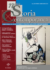 Heft, Nuova storia contemporanea : bimestrale di studi storici e politici sull'età contemporanea : XIX, 2, 2015, Le Lettere