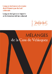 Fascicolo, Mélanges de la Casa Velázquez : 45, 1, 2015, Casa de Velázquez