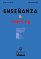 Issue, Enseñanza & Teaching : 33, 1, 2015, Ediciones Universidad de Salamanca
