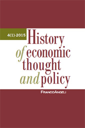 Fascicolo, History of Economic Thought and Policy : 1, 2015, Franco Angeli
