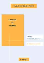 E-book, La cesión de créditos, Cuadrado Pérez, Carlos, Dykinson