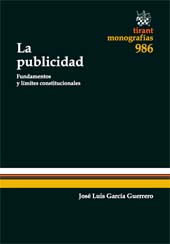 eBook, La publicidad : fundamentos y límites constitucionales, Tirant lo Blanch