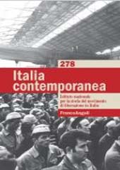 Fascicolo, Italia contemporanea : 278, 2, 2015, Franco Angeli