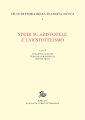 E-book, Studi su Aristotele e l'Aristotelismo, Edizioni di storia e letteratura