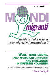 Artículo, Migrant trade union membership, employment status and citizenship practices : a comparison of different European countries, Franco Angeli