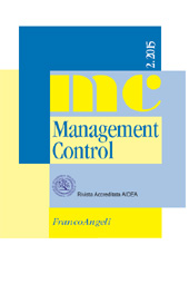 Fascicule, Management Control : 2, 2015, Franco Angeli