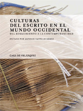 E-book, Culturas del escrito en el mundo occidental : del Renacimiento a la contemporaneidad, Casa de Velázquez