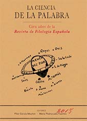 E-book, La ciencia de la palabra : cien años de la Revista de Filología Española, CSIC, Consejo Superior de Investigaciones Científicas