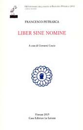 E-book, Liber sine nomine, Petrarca, Francesco, 1304-1374, author, Le Lettere