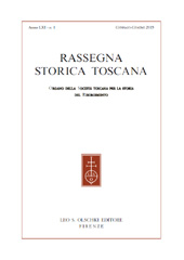 Fascicolo, Rassegna storica toscana : LXI, 1, 2015, L.S. Olschki