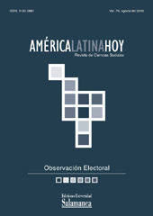 Issue, América Latina Hoy : revista de ciencias sociales : 70, 2, 2015, Ediciones Universidad de Salamanca