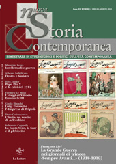 Heft, Nuova storia contemporanea : bimestrale di studi storici e politici sull'età contemporanea : XIX, 4, 2015, Le Lettere