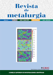 Issue, Revista de metalurgia : 51, 1, 2015, CSIC, Consejo Superior de Investigaciones Científicas