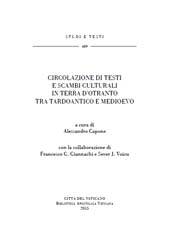 E-book, Circolazione di testi e scambi culturali in Terra d'Otranto tra tardoantico e Medioevo, Biblioteca apostolica vaticana