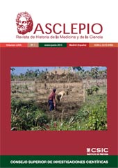 Fascicule, Asclepio : revista de historia de la medicina y de la ciencia : LXVII, 1, 2015, CSIC, Consejo Superior de Investigaciones Científicas