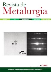 Issue, Revista de metalurgia : 51, 2, 2015, CSIC, Consejo Superior de Investigaciones Científicas