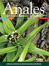 Issue, Anales del Jardín Botánico de Madrid : 72, 1, 2015, CSIC, Consejo Superior de Investigaciones Científicas
