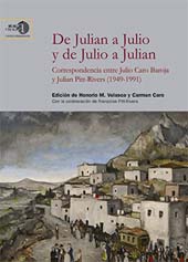 E-book, De Julian a Julio y de Julio a Julian : correspondencia entre Julio Caro Baroja y Julian Pitt-Rivers (1949-1991), CSIC, Consejo Superior de Investigaciones Científicas
