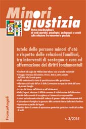 Articolo, I brefotrofi alle soglie del Welfare italiano : solo un'eredità medievale?, Franco Angeli