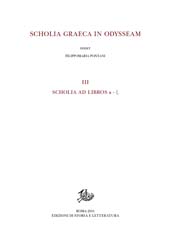 E-book, Scholia graeca in Odysseam : III : Scholia ad libros, Edizioni di storia e letteratura