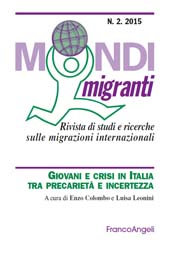 Artikel, Giovani adulti di fronte alla crisi occupazionale in Italia e Spagna : immigrati e autoctoni a confronto, Franco Angeli