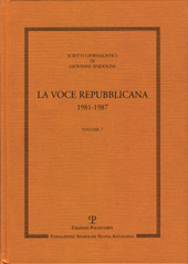 E-book, Scritti giornalistici di Giovanni Spadolini : volume 7 : La voce repubblicana, 1981-1987, Polistampa : Fondazione Spadolini Nuova antologia