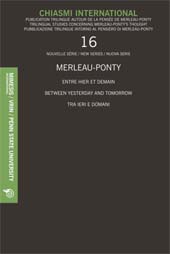 Article, Merleau-Ponty and classical German philosophy : transcendental philosophy after Kant, Mimesis