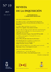 Issue, Revista de la Inquisición : intolerancia y derechos humanos : 19, 2015, Dykinson