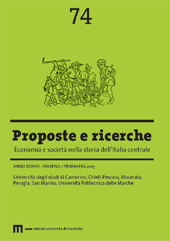 Article, Pauperism in the Age of Enlightenment : the experience of public institutions in Southern Italy, EUM-Edizioni Università di Macerata