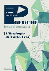 Article, Poesia e testimonianza : L'Orologio di Carlo Levi, Enrico Mucchi Editore