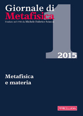 Articolo, Metafisica e materia, Morcelliana