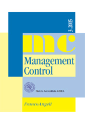 Article, Editoriale : nuove prospettive di ricerca sulle tematiche di Management Control, Franco Angeli